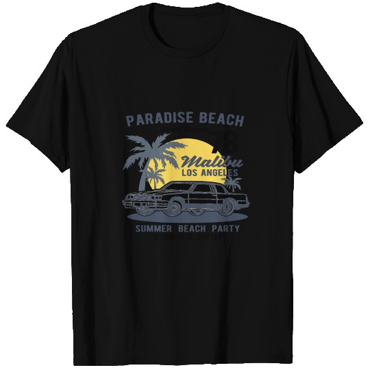 Automobile Garage Retro Car Beach Classic Muscle T Shirts