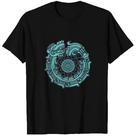 Aztec Maya Traditional Dragon T Shirts