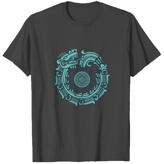 Aztec Maya Traditional Dragon T Shirts