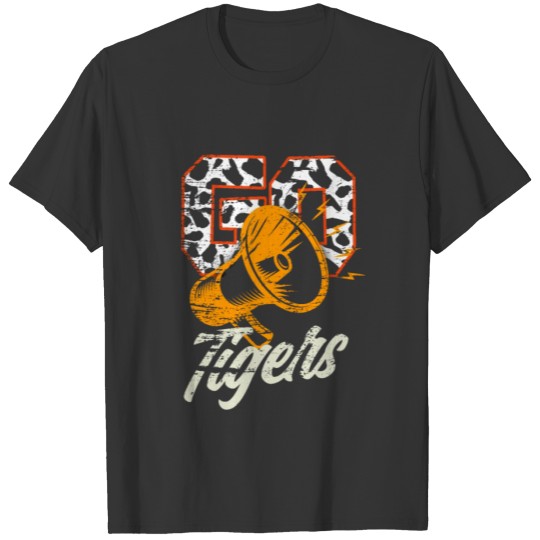 Go Tigers Cheer Squad Football Baseball Ice Hockey T-shirt