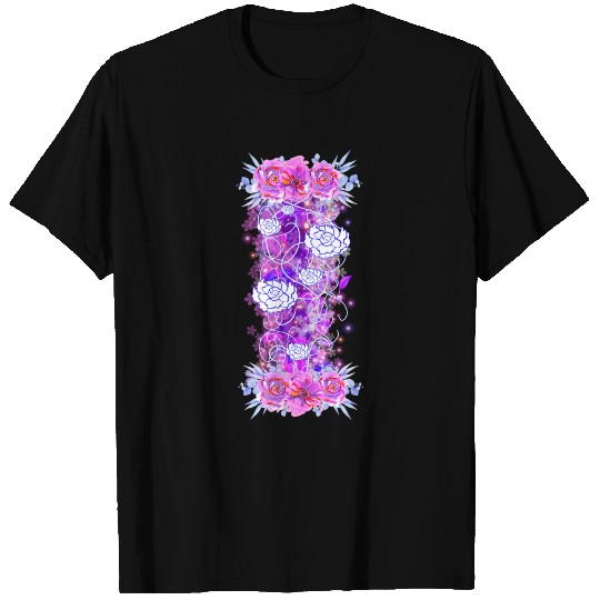 Peony swirl/purple T Shirts