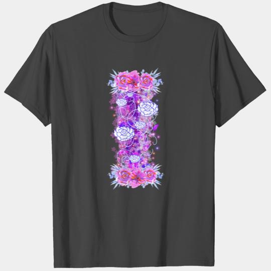 Peony swirl/purple T Shirts