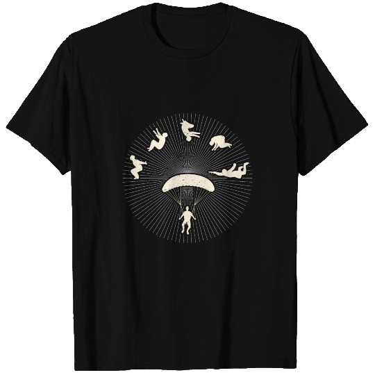 Skydivers Paragliding Skydiver Skydiving T Shirts