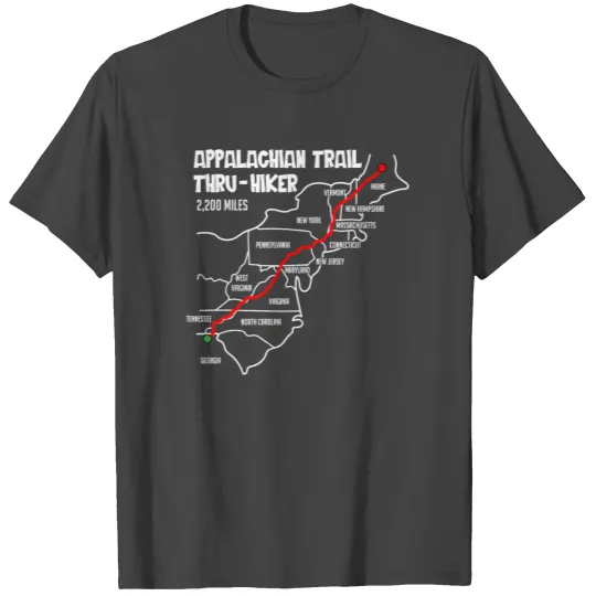 Appalachian Trail Thru- Hiker, US National Park T Shirts
