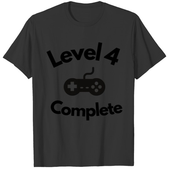 Level 4 Complete 4th Birthday - Celebrate 4th T-shirt