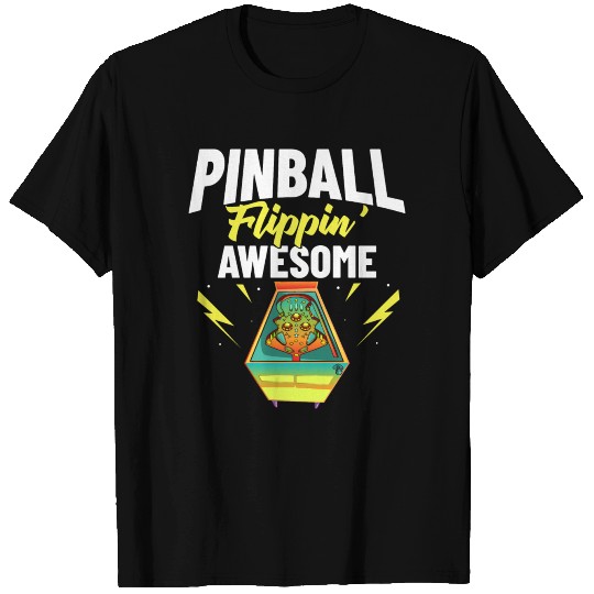 Pinball Machine Game Virtual Player T Shirts