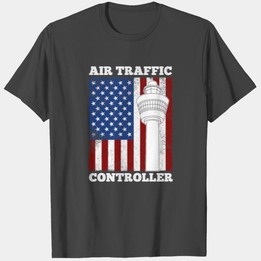 Air Traffic Controller Proud Flag ATC Flight T Shirts