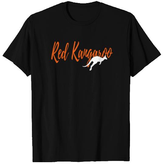 Fantastic Red Kangaroo Graphic T Shirts T Shirts