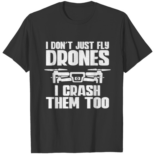 Drone Pilot Grandpa Quadcopter Aviation Gift T-shirt