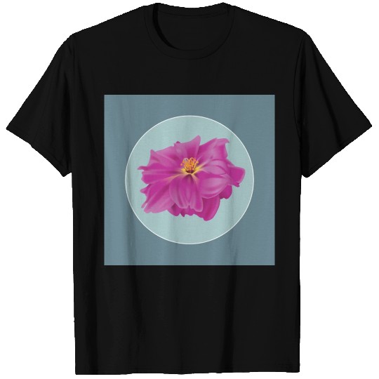 Moss Rose Flower T Shirts
