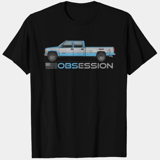 OBSession Light Blue and Silver T Shirts