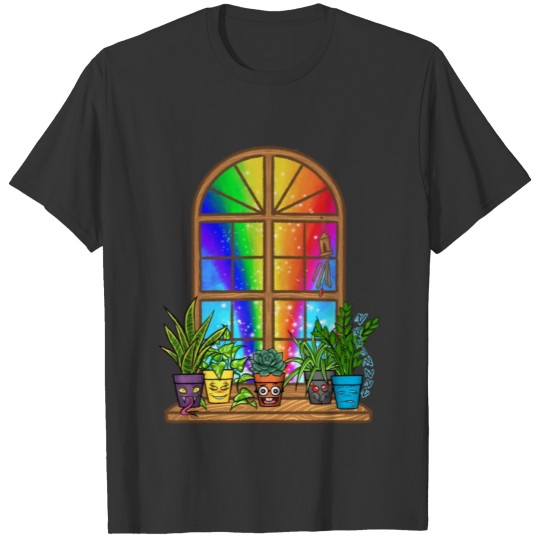 Pride Window- Indoor house plants T Shirts