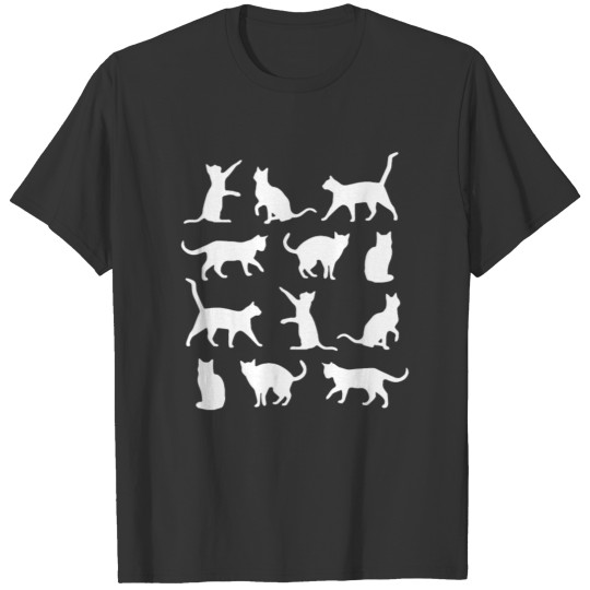 Funny Pattern Cats T-shirt