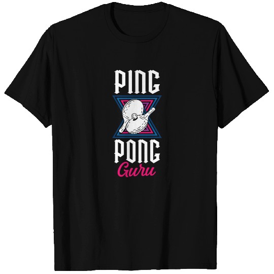 Ping Pong Table Tennis Retro T Shirts