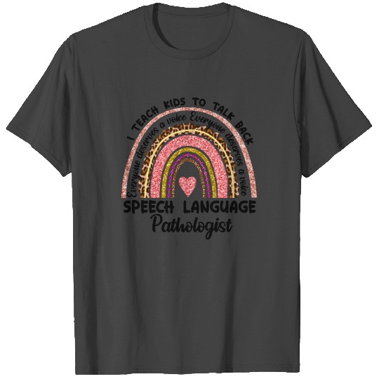 Speech Language Pathologist Rainbow T Shirts