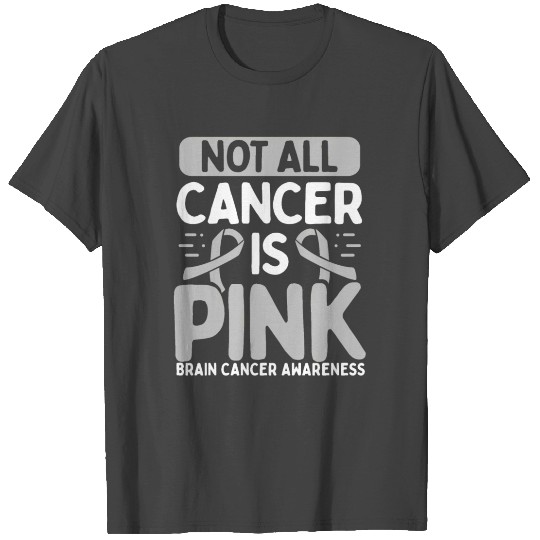 Brain Tumor Ribbon for Glioblastoma Warriors T Shirts