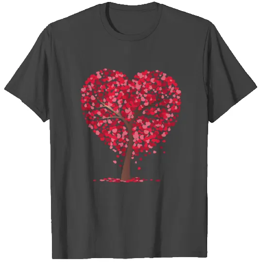 tree heart tree transparent T Shirts
