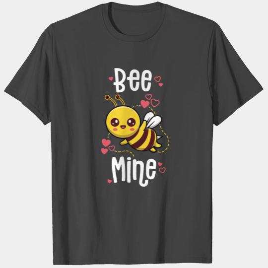 Bee Mine Valentines Day Pun Cute Bee Honey T Shirts