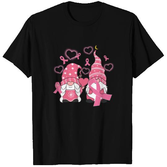Gnome Couple Valentine Pink Ribbons T Shirts
