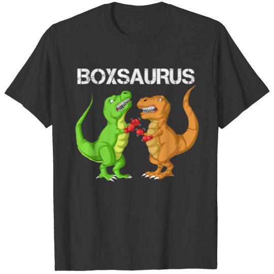 boxsaurus boxing dinosaur t-rex T-shirt
