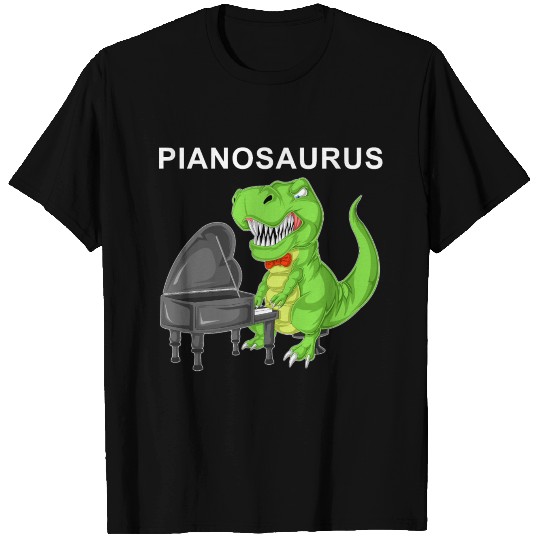 pianosaurus piano dinosau T Shirts