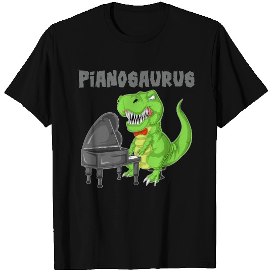 pianosaurus piano dinosaur T Shirts