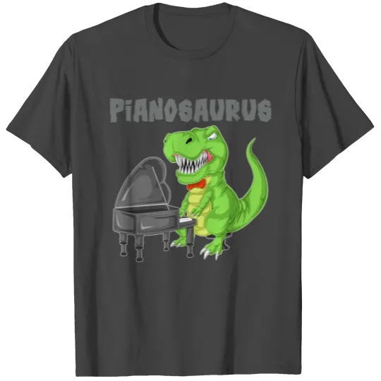 pianosaurus piano dinosaur T Shirts