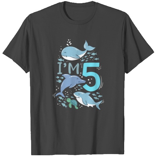 5th Birthday Under the Sea T Shirts