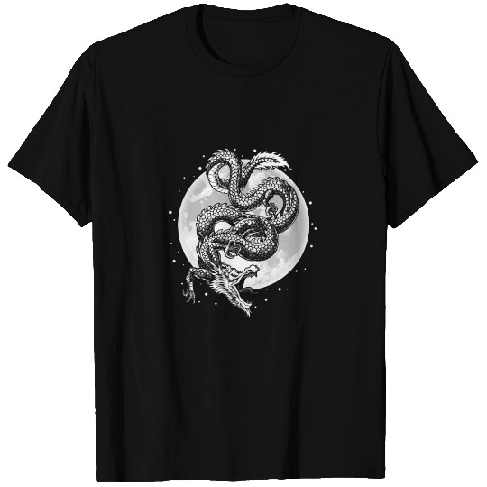 Chinese And Japanese Dragon T Shirts