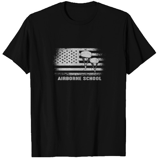 Airborne School Paratrooper Army T Shirts