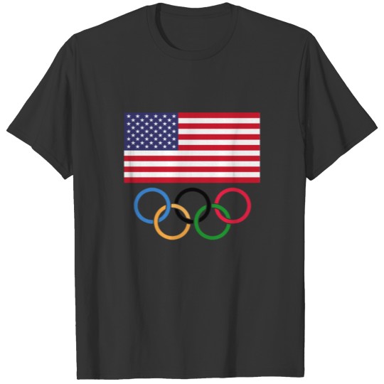 USA Olympic Team USA Shirt Tokyo American Flag Gif T-shirt