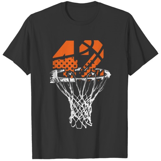 42th Birthday Basketball T-shirt