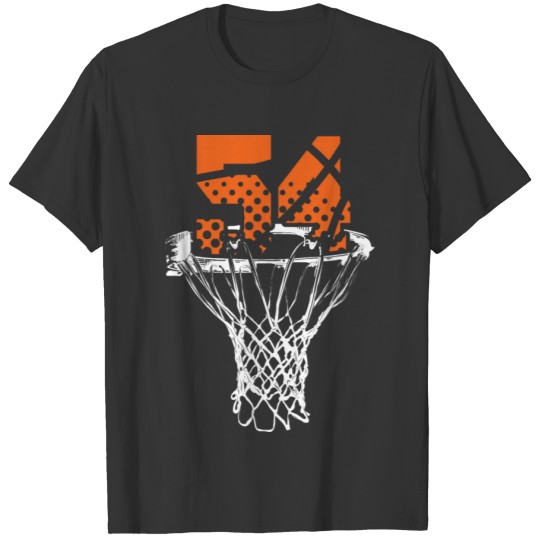 54th Birthday Basketball T-shirt