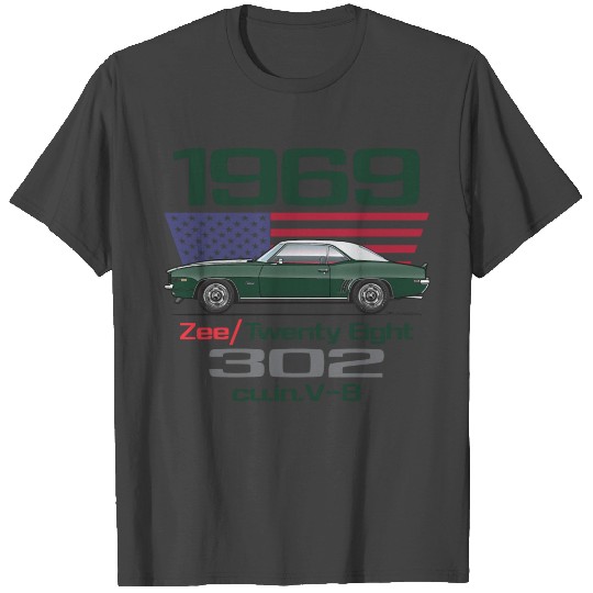 1969 Dark Green T Shirts