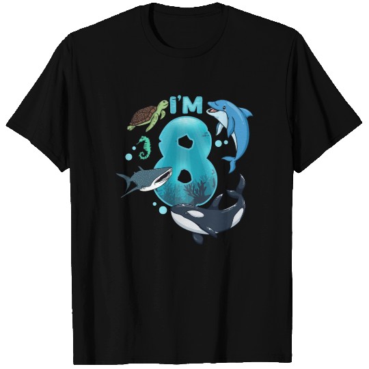 8th Birthday Under the Sea T Shirts