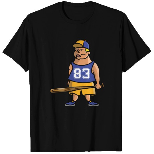 man with a bat T Shirts