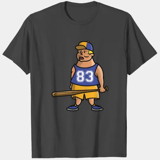 man with a bat T Shirts