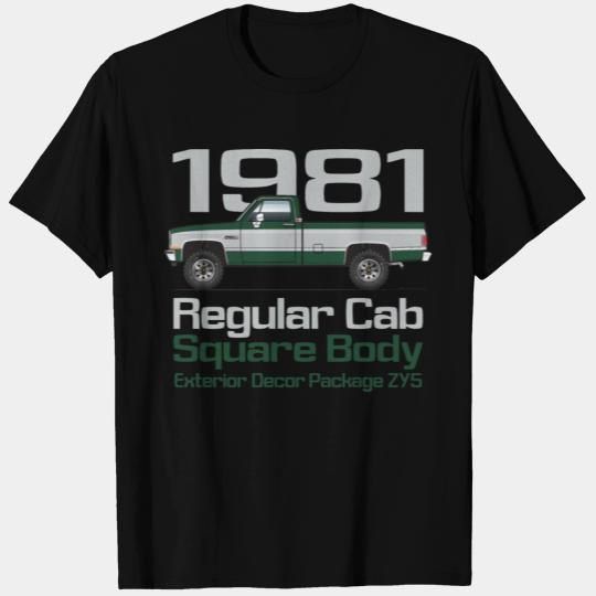 1981 Dark Green and Gray T Shirts