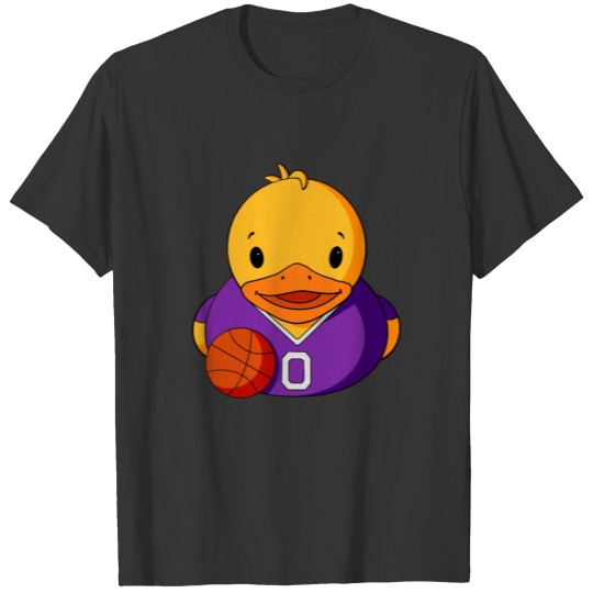 Basketball Player Rubber Duck T-shirt