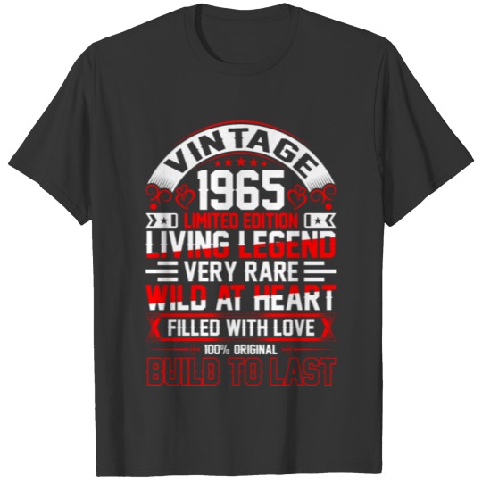 Vintage 1965 Limited Edition Tshirt T-shirt