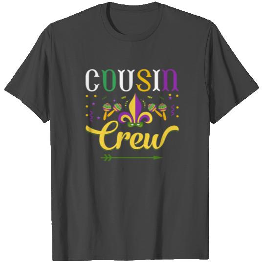 New Orleans Mardi Gras - Funny Cousin Crew Family T Shirts