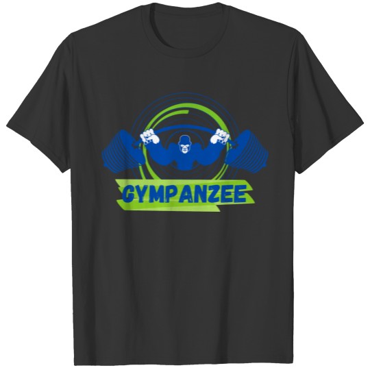gympanzee gym weight lifting T-shirt
