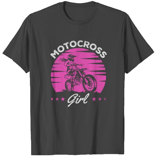 Supercross Girl Dirtbike Girl Enduro Off-Road T Shirts