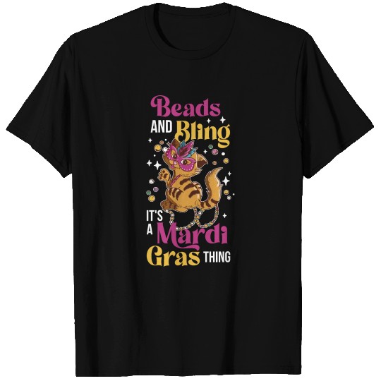 Beads And Bling Funny Mardi Gras Gift T Shirts