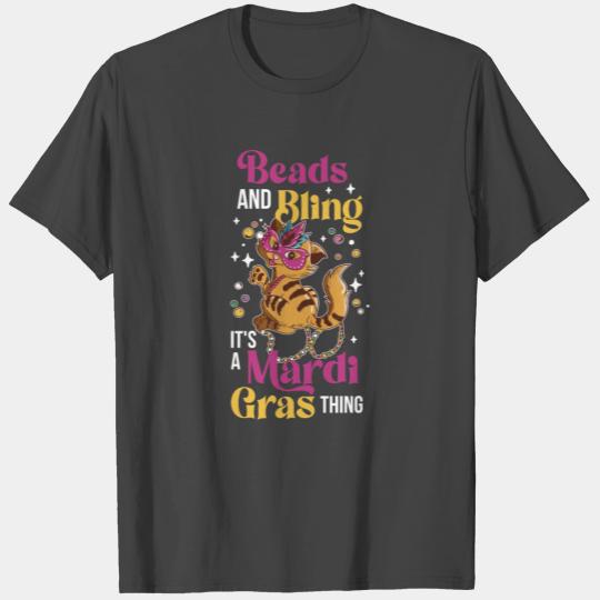 Beads And Bling Funny Mardi Gras Gift T Shirts