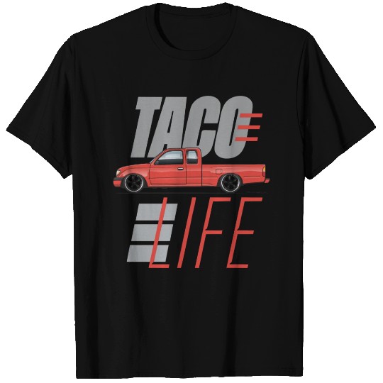 Taco Life Cardinal Red T Shirts