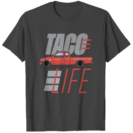 Taco Life Cardinal Red T Shirts