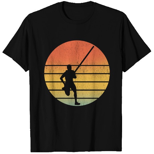 Vintage Retro Pole Vault Vaulting Jumping Athletic T Shirts