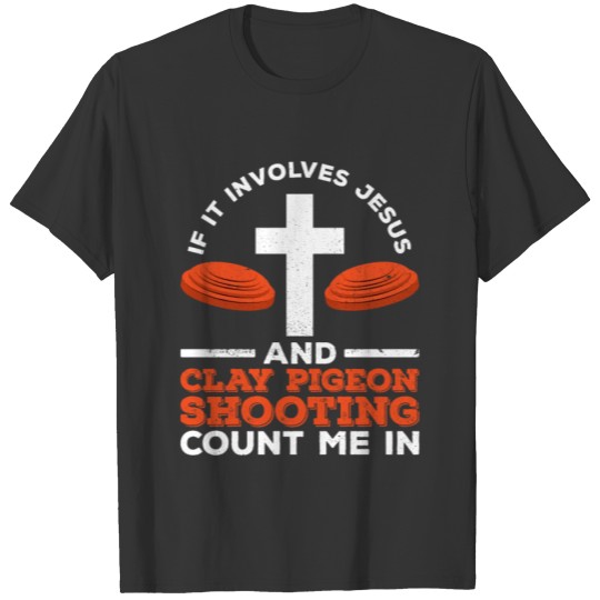 Skeet Shooting Design for a Clay Pigeon Shooter T-shirt