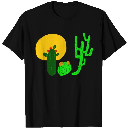 Cactus life Fitted Scoop T Shirts
